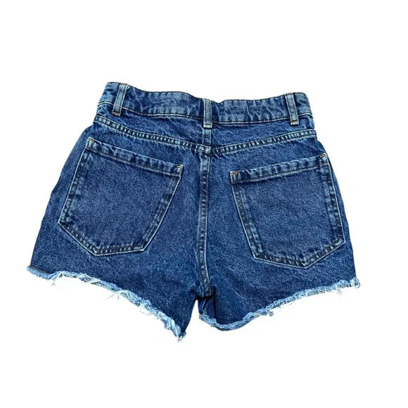 FARM Rio x Anthropologie Crochet Denim Shorts - Picture 3 of 7